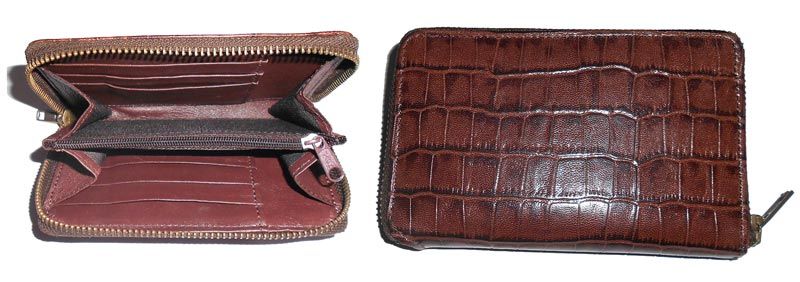 Ladies Leather Clutch Purse (2896)