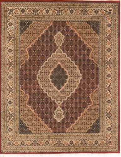 Mahi Tabriz Carpet (Red & Cream)