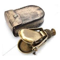 Item Code NC 1604 Folding Binocular in Antique Finish with Leather Box