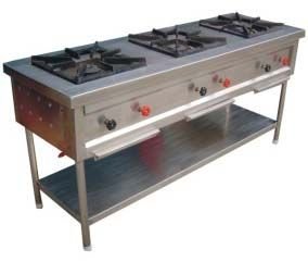 Three Cooking Burner
