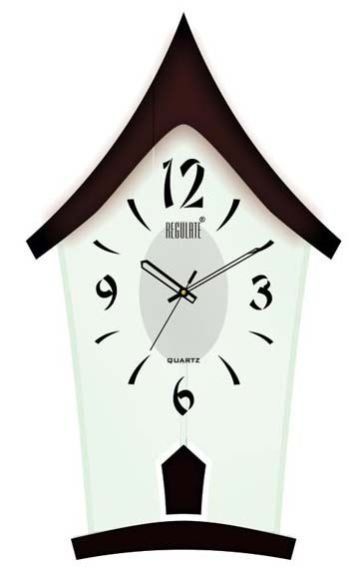 Glass Pendulum Wall Clock (RQ. 505)