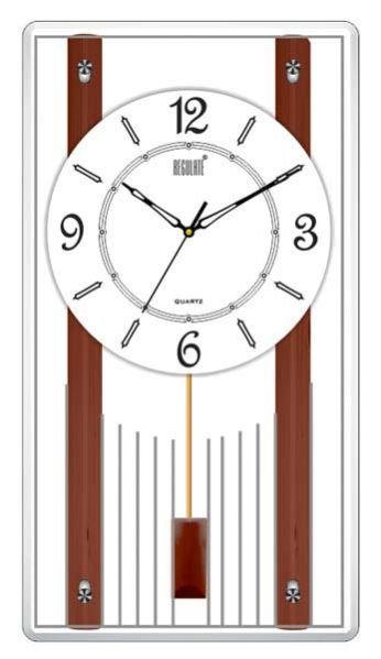 Glass Pendulum Wall Clock (RQ. 803)