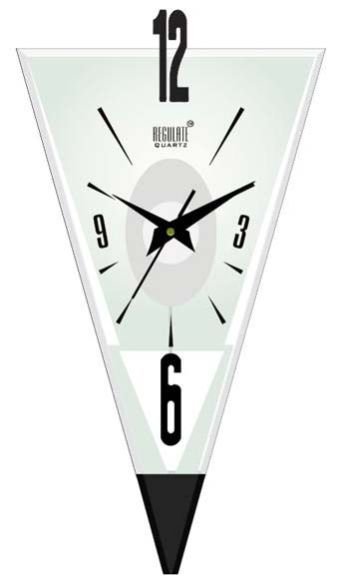 Glass Pendulum Wall Clock (RQ. 921)