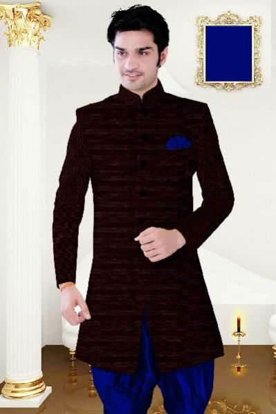 Indo Western Sherwani Fabric 01