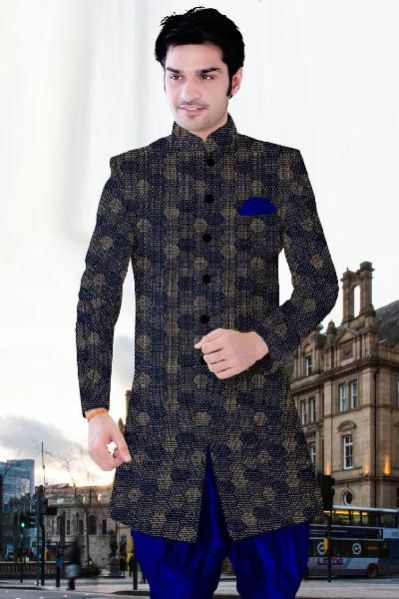 Indo Western Sherwani Fabric 02