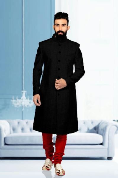 Indo Western Sherwani Fabric 05