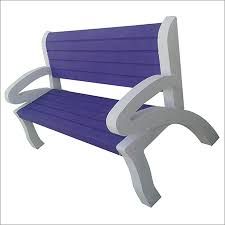 Cement Garden Bench 06