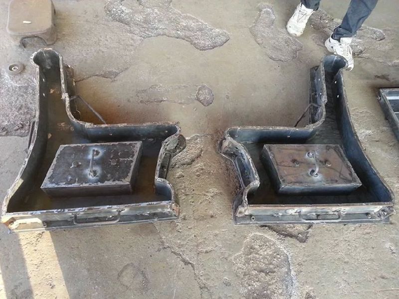 Cement Garden Bench 08