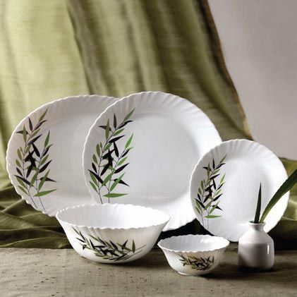 Lustrous Leaves Dinner Set