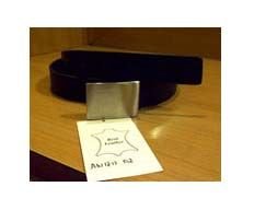 Mens Leather Black Belt