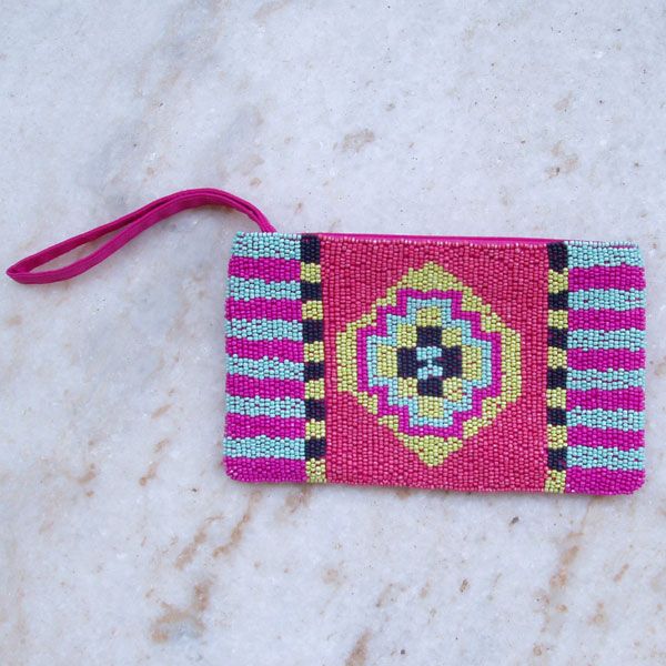 Beaded Clutch Purse