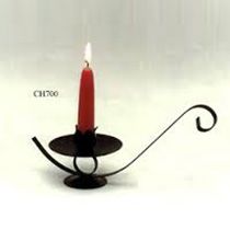 Aladdin Type Wrought Iron Candle Stand