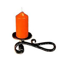 Marvel Type Wrought Iron Candle Stand