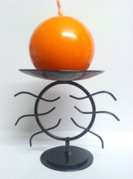 Sunrise Type Wrought Iron Candle Stand