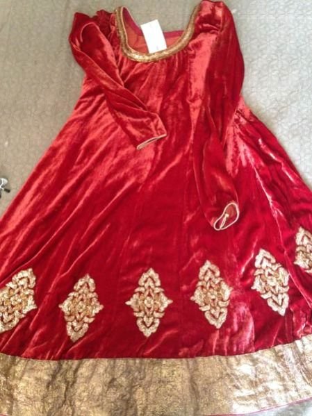 Red Velvet Kurti