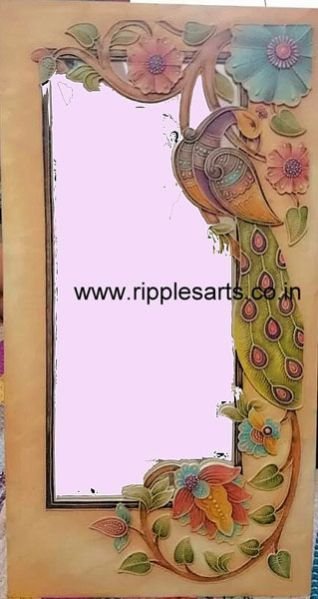 Ceramic Relief Mirror