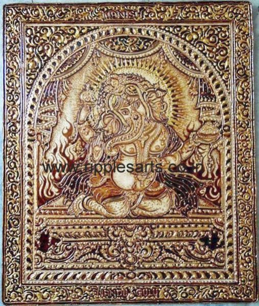 Ganesh Mural Painting