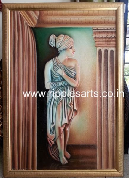 Greek Lady 3D Painting