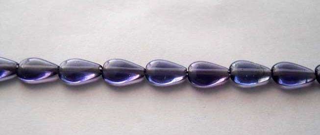 Sapphire Tear Drop Beads
