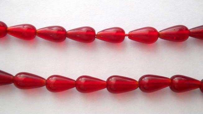 Tear Drop Round Beads