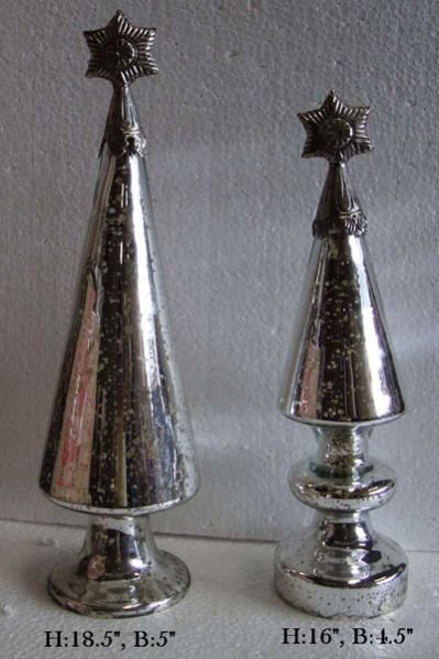 	Decorative Glass Christmas Tree (03)