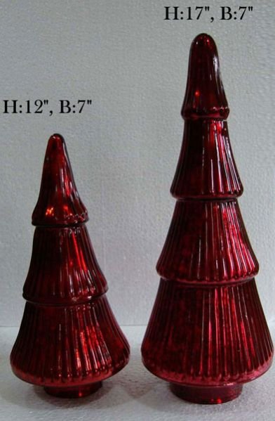 	Decorative Glass Christmas Tree (04)