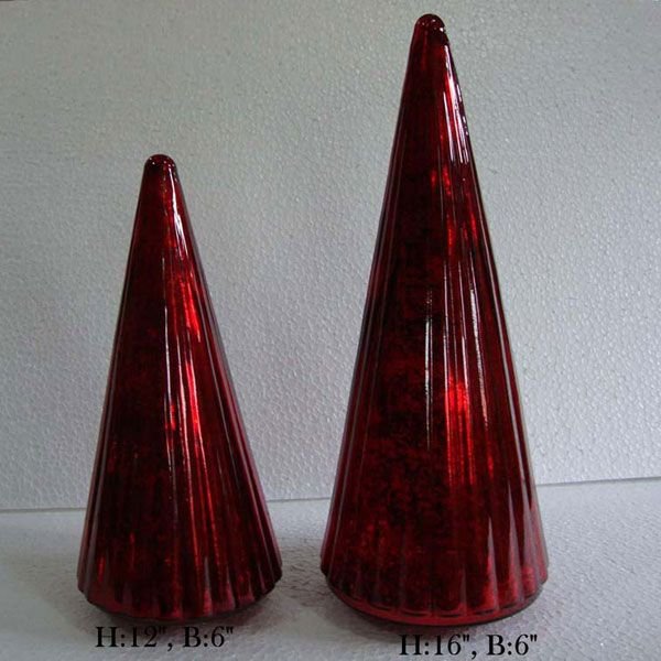 	Decorative Glass Christmas Tree (05)