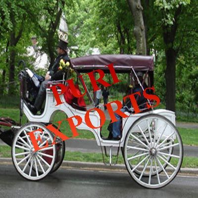 Vice Versa Sitting White Horse Carriage