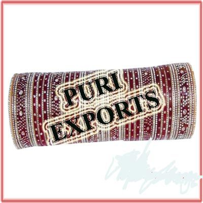 Wedding Bridle Maroon Designer Chura