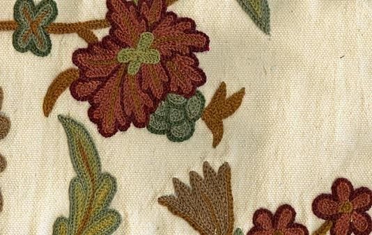 Crewel Fabric 01
