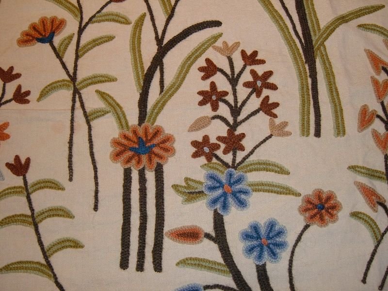 Crewel Fabric 02
