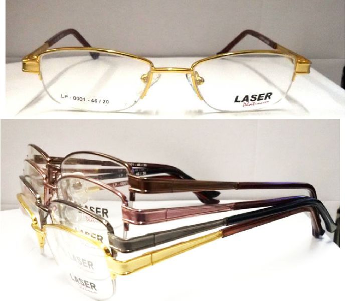 Laser Platinum Metal Spectacle Frame (LP-01)