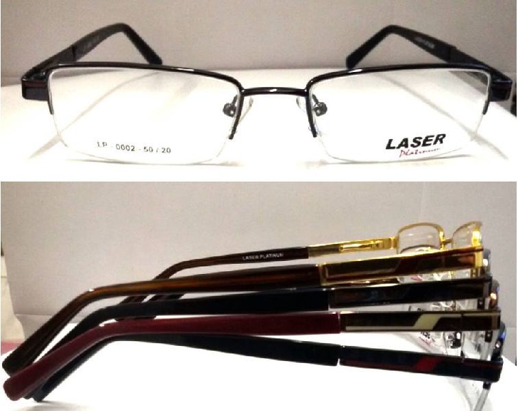 Laser Platinum Metal Spectacle Frame (LP-02)