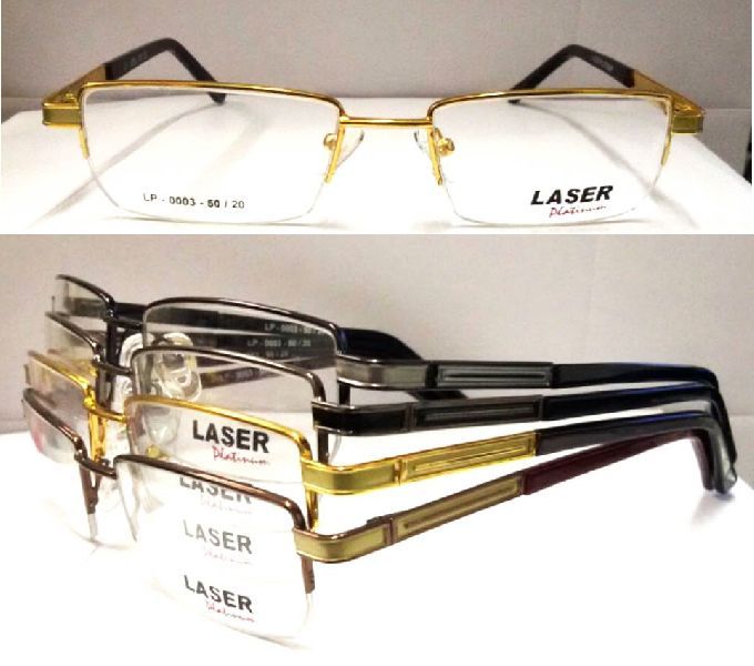 Laser Platinum Metal Spectacle Frame (LP-03)