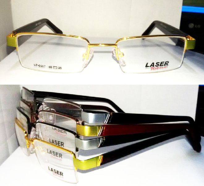 Laser Platinum Metal Spectacle Frame (LP-07)