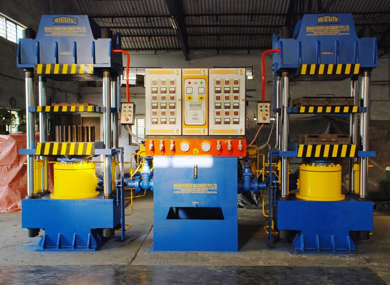 250Ton 28 x 28 - Two D. Light PLC base Hydraulic Press