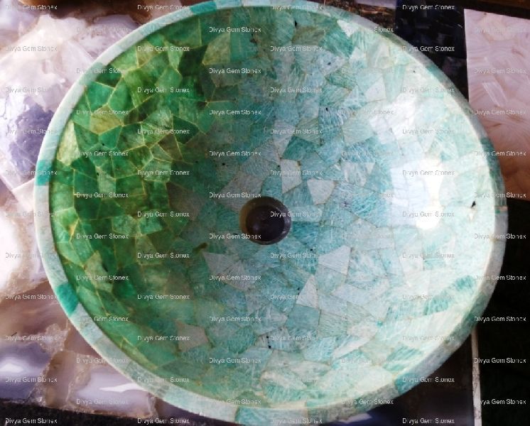 Amazonite Wash Basin