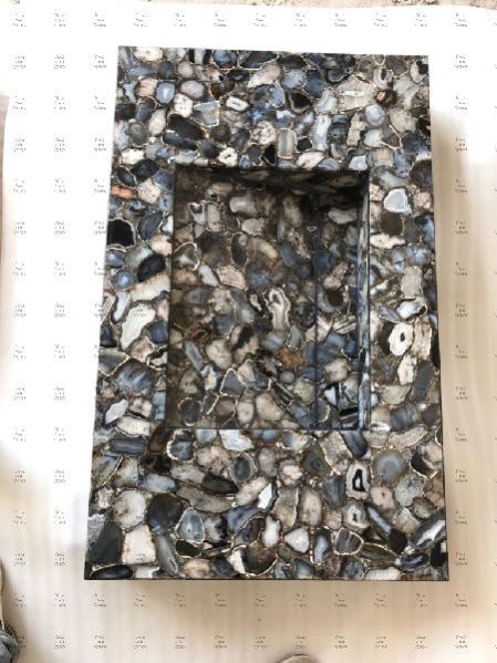 Black Agate Counter Wash Basin