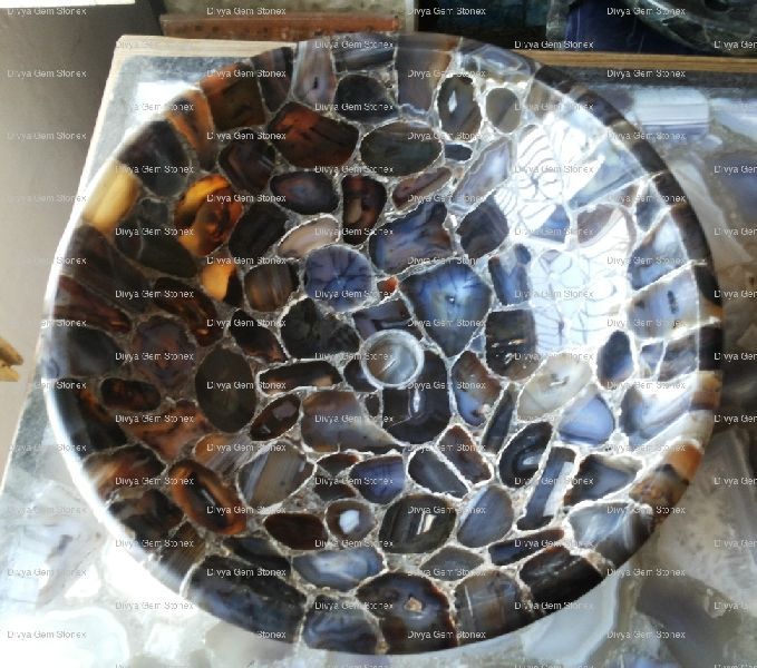 Black Agate Wash Basin