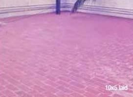 Clay Split Tile (10X5 Laid)