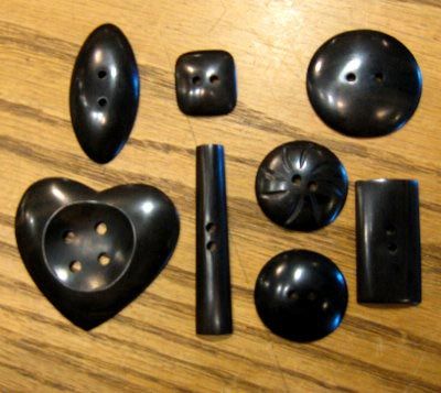 Buffalo Horn Button 06