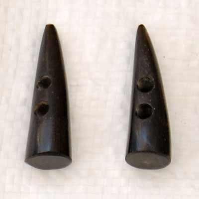 Buffalo Horn Button 11