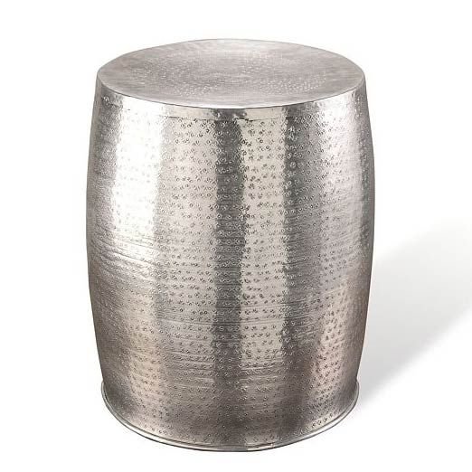 Aluminum Hammered Stool IS-106 (66)