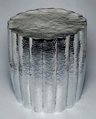 Aluminum Hammered Stool IS-106 (79)