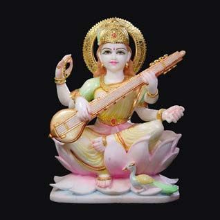 Marble Saraswati Statue 10