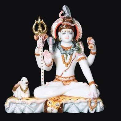 Marble Shiva Statue 08