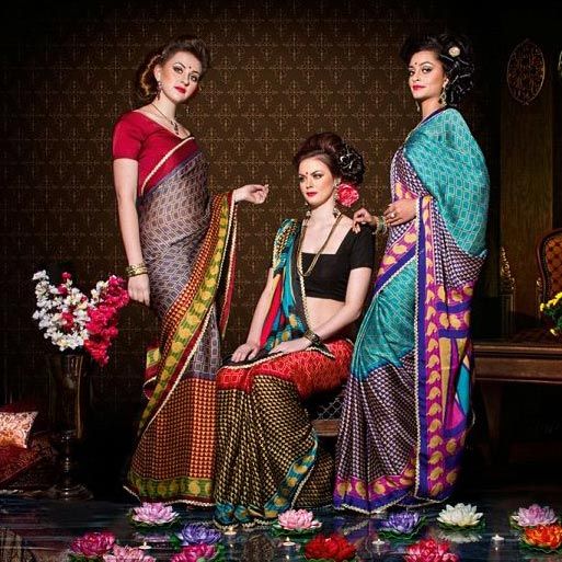 Designer Printed Sarees