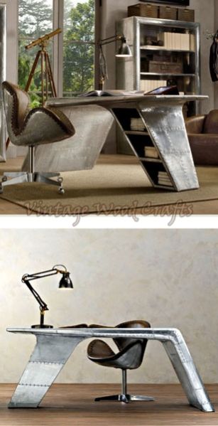 Airplane Design Wooden Study Table