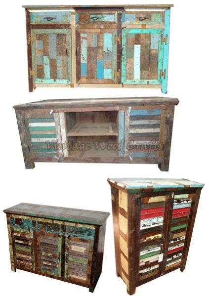 Antique Color Console