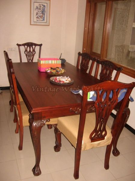 Wooden Contemporary Design Dining Table Set